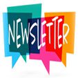 A colorful newsletter with the word " newsletter ".